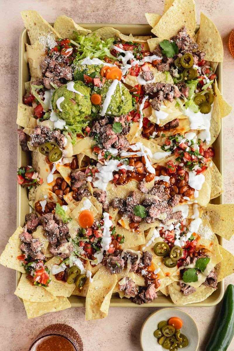 Loaded Steak Nachos