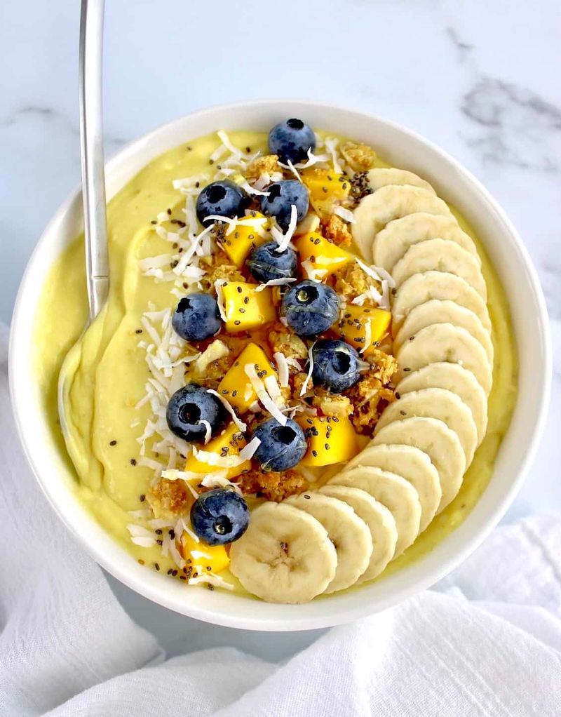 Mango Banana Smoothie Bowl