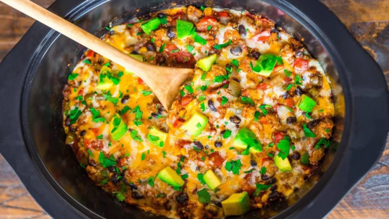 No-Fuss Fiesta: The Ultimate Slow Cooker Mexican Casserole