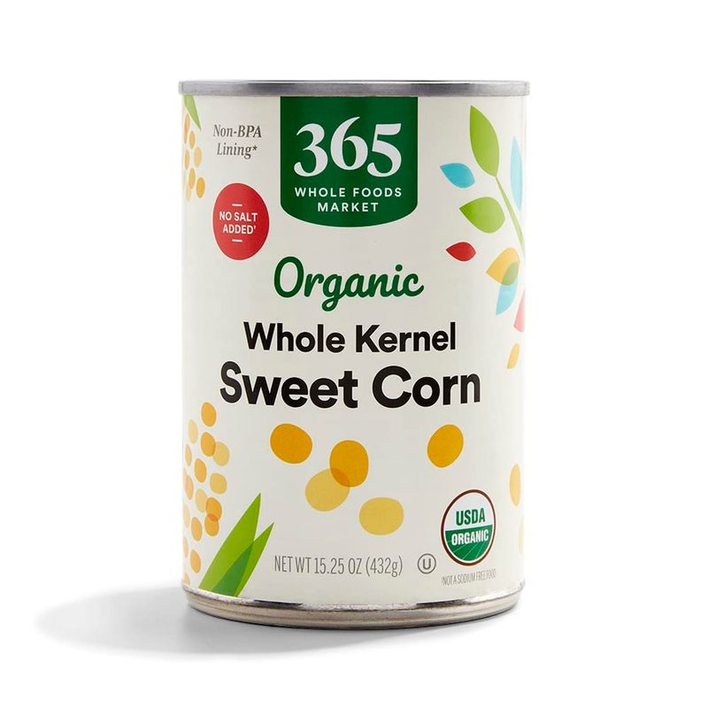 365 Whole Foods Market Organic Whole Kernel Sweet Corn