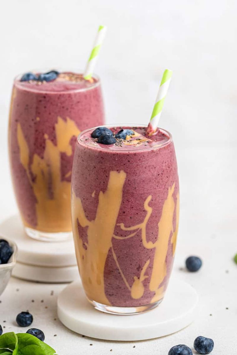 Peanut Butter And Jelly Protein Smoothie