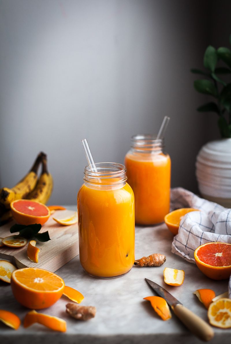 Pineapple Orange Banana Smoothie