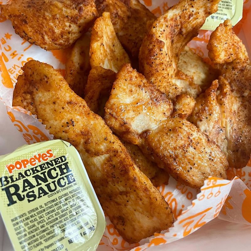 Popeyes: Blackened Chicken Tenders