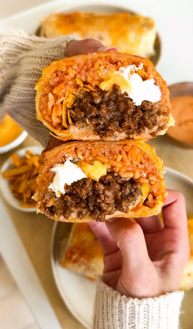 Qdoba Queso Burrito