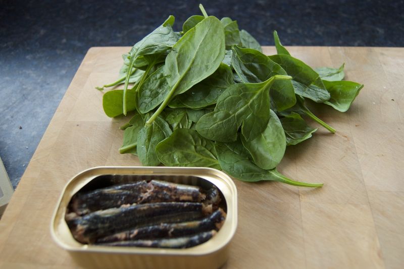 Sardines + Spinach