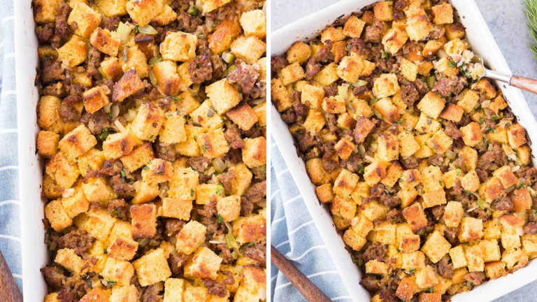 Sausage and Apple Cornbread Bake: A Cozy Hug in Every Bite