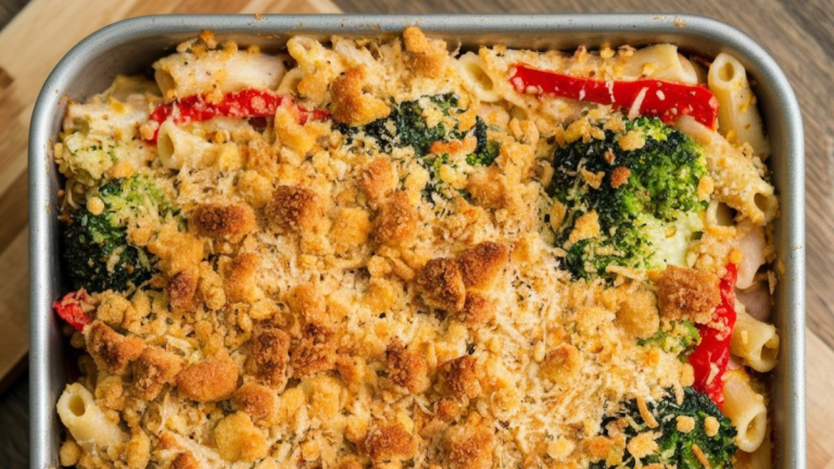 Small-Batch Chicken Pasta Casserole – Big Taste, No Waste