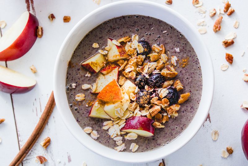 Spiced Blueberry Smoothie Bowl