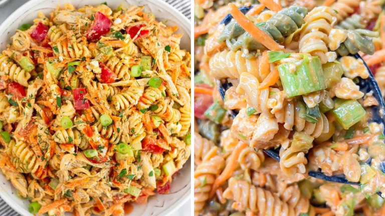 Spicy, Creamy and Addictive: Buffalo Chicken Pasta Salad Recipe