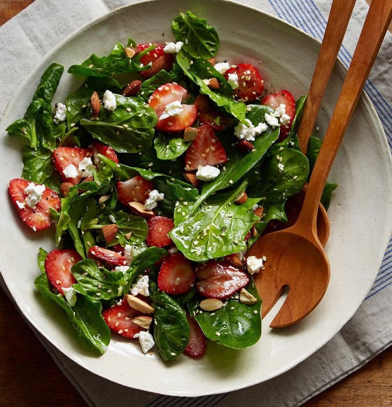 Spinach + Strawberries