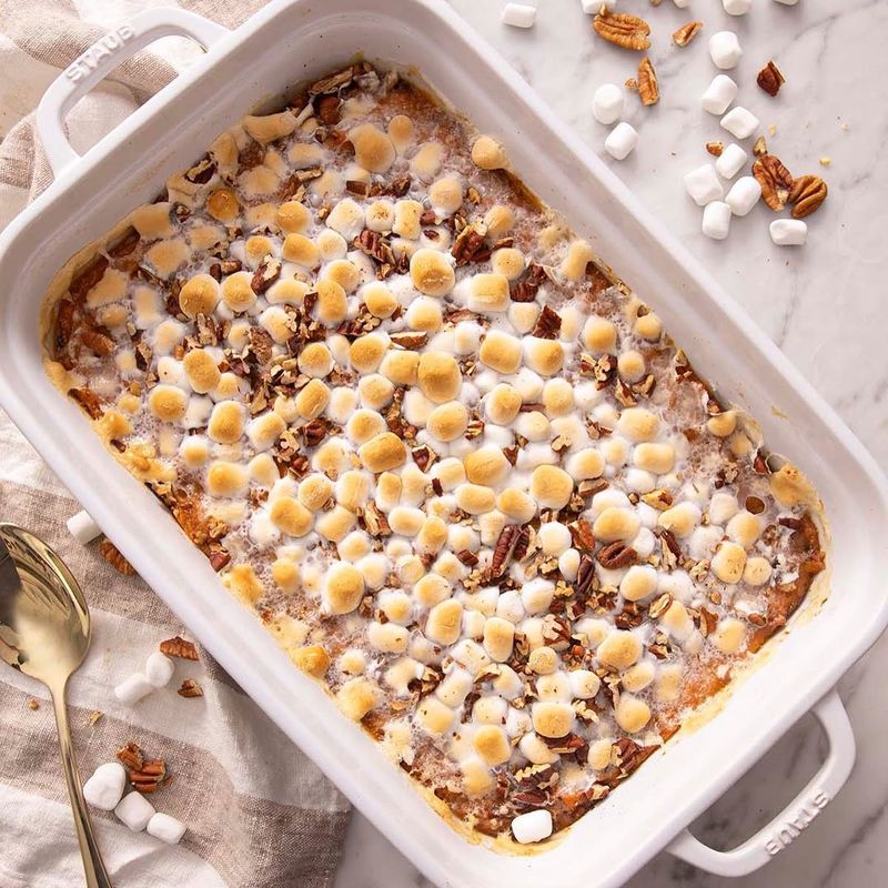 Sweet Potato Casserole with Marshmallows