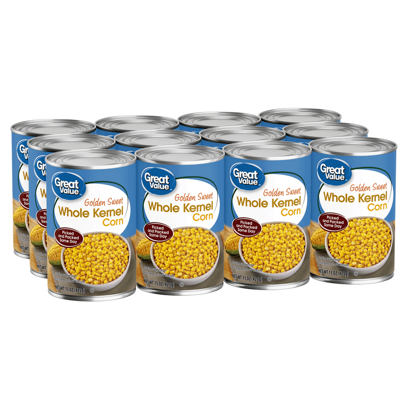 Great Value Golden Sweet Whole Kernel Corn