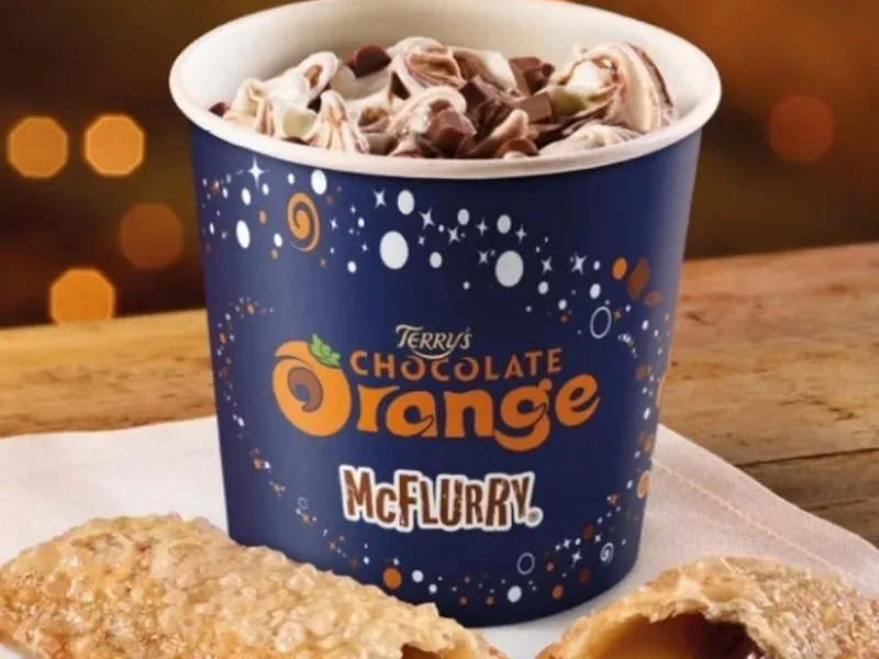 Terry's Chocolate Orange McFlurry