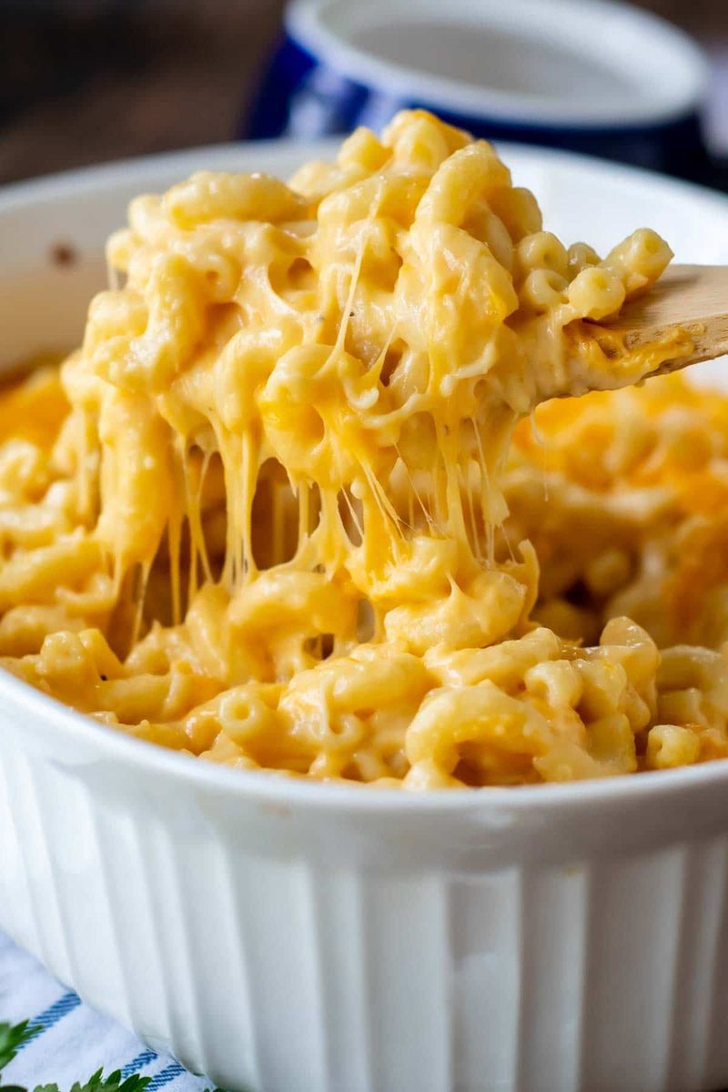 The mac and cheese