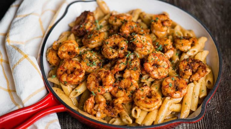 This Cajun Shrimp Pasta Salad Is A Celebration on a Plate