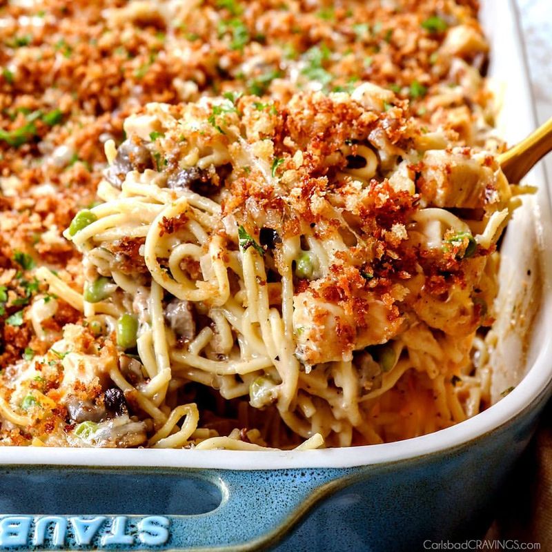 Turkey Mushroom Tetrazzini