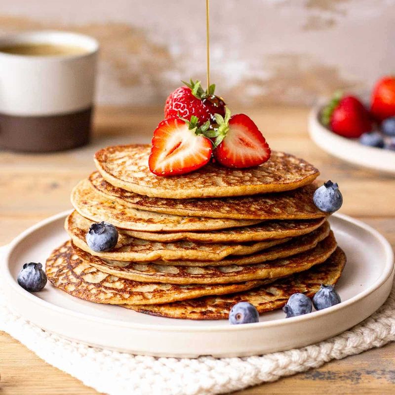 Vegan Oatmeal Pancakes