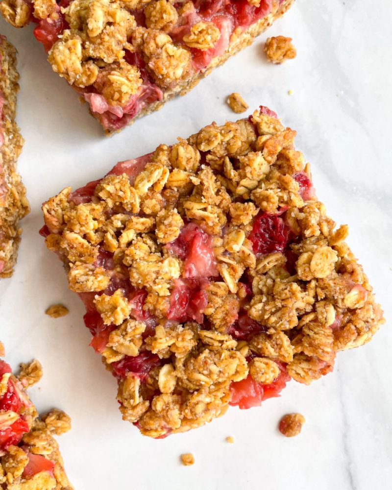 Vegan Strawberry Granola Bars