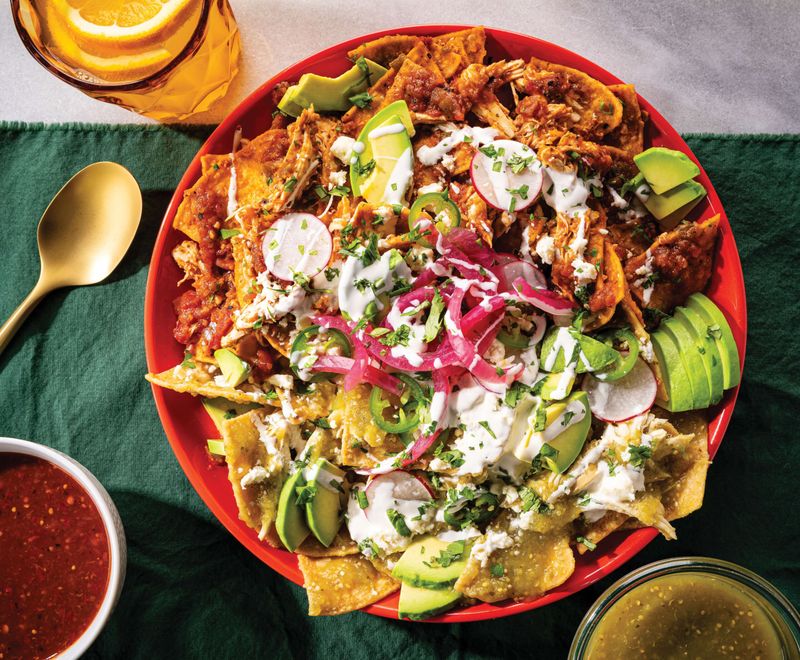 Vegan Tofu Chilaquiles