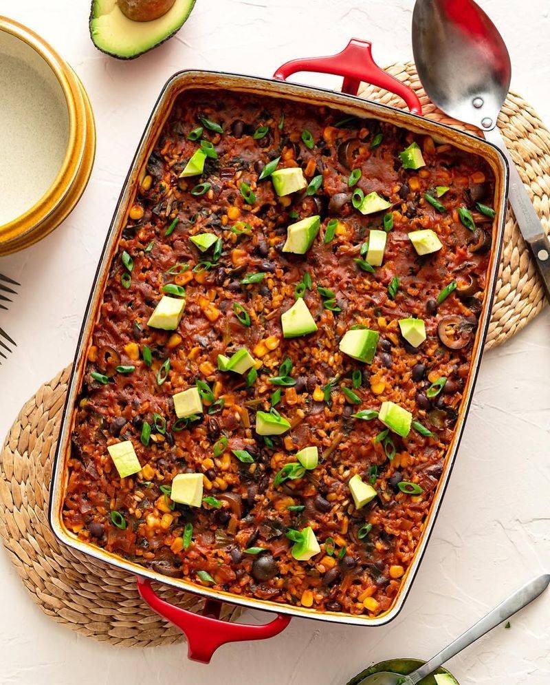 Vegetable and Brown Rice Bake