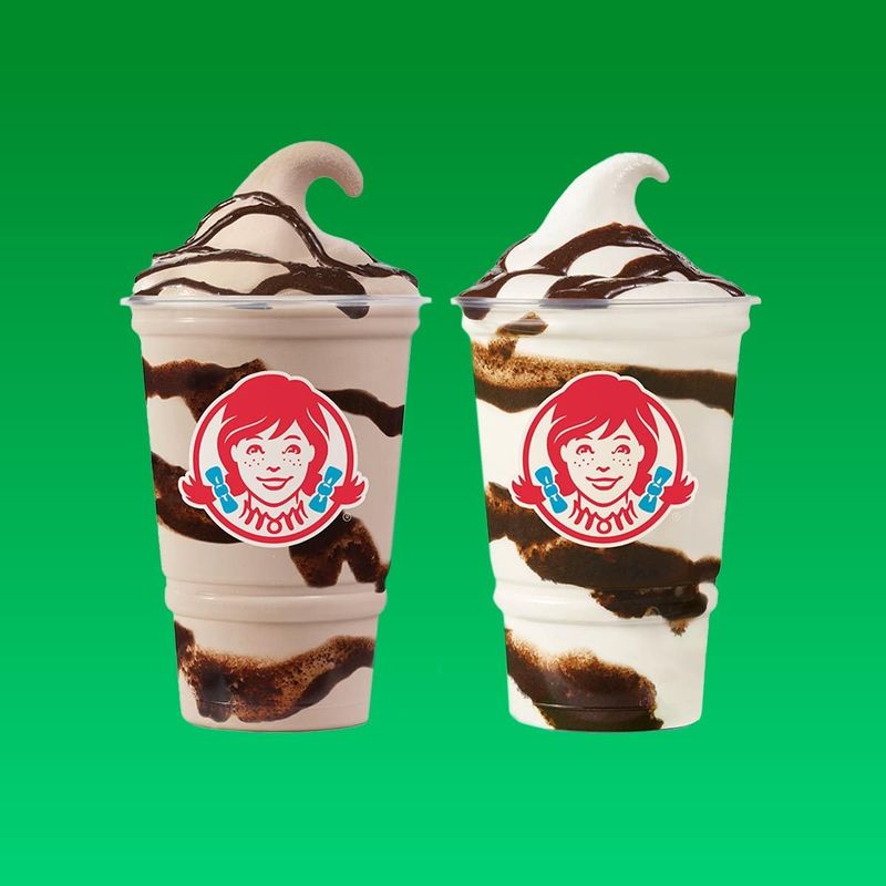 Wendy's Frosty with Thin Mints