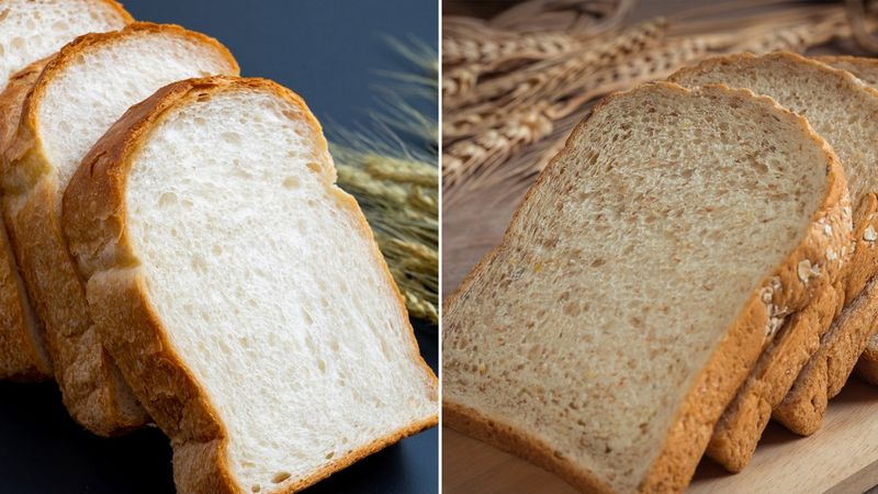 White Bread Vs. Whole Grain Bread