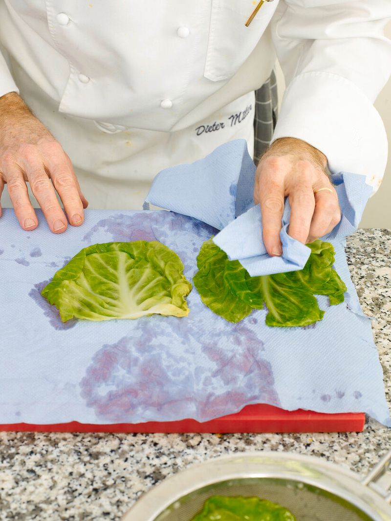 Not Drying Vegetables Properly