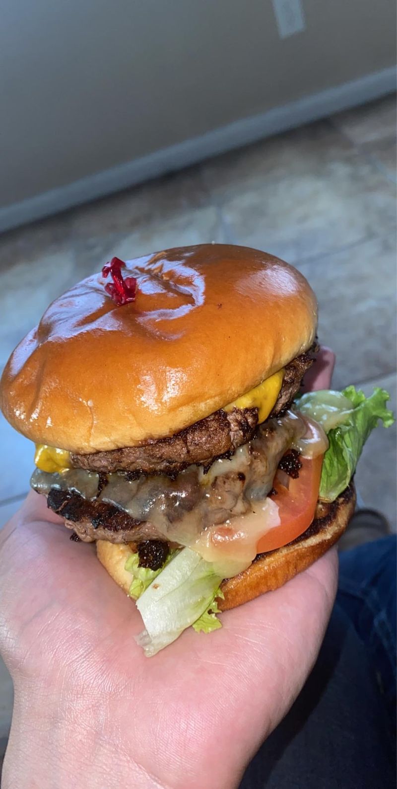 Mega Monster Cheeseburger