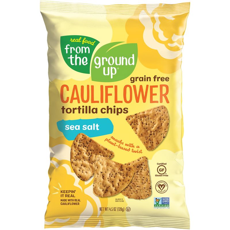 From the Ground Up Cauliflower Tortilla Chips