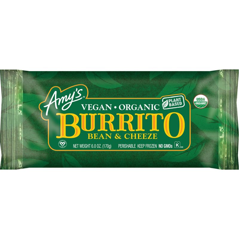 Amy's Organic Vegan Bean & Cheeze Burrito