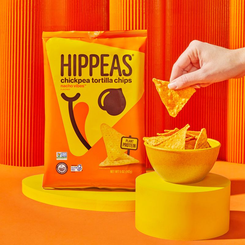 HIPPEAS Chickpea Tortilla Chips, Nacho Vibes