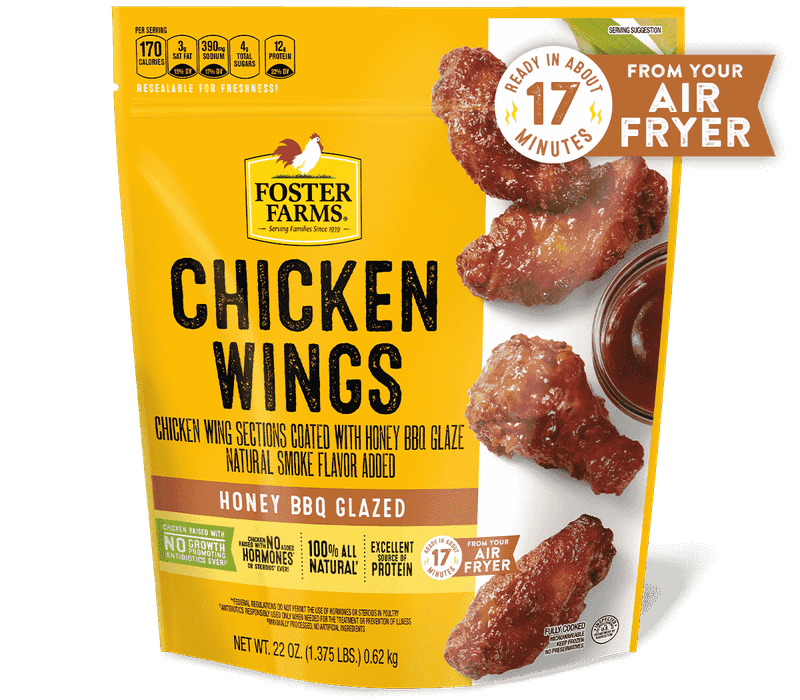 Foster Farms Honey BBQ Glazed Chicken Wings
