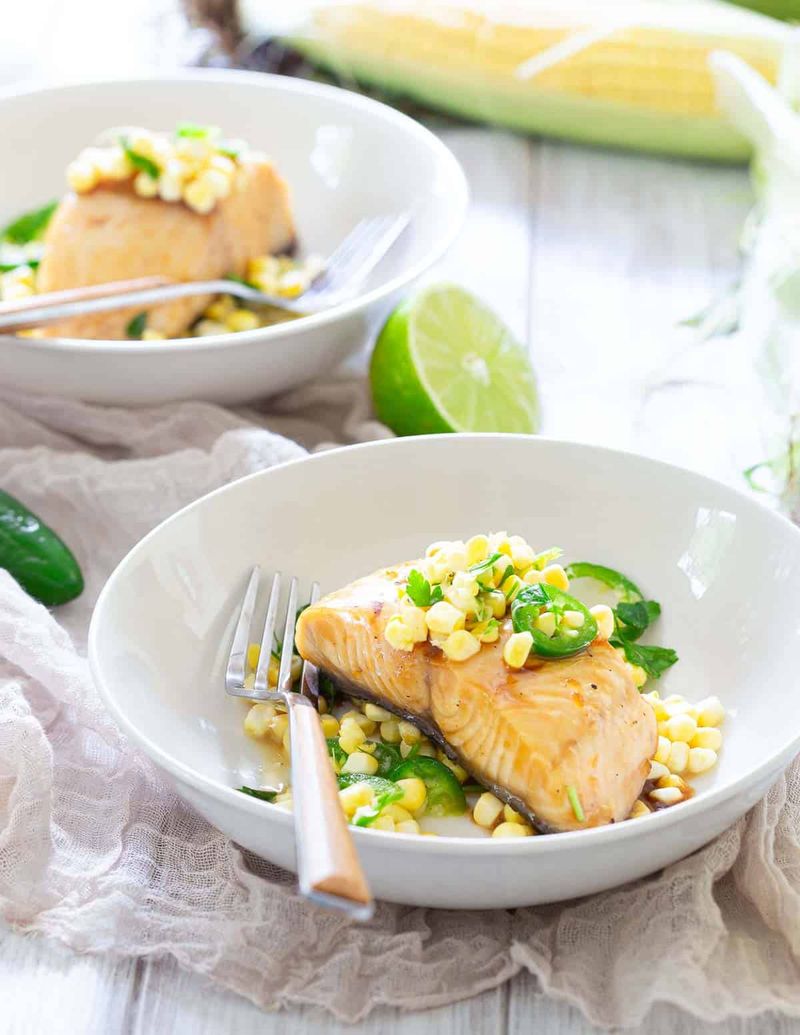 Baked Sablefish with Honey-Lime Glaze