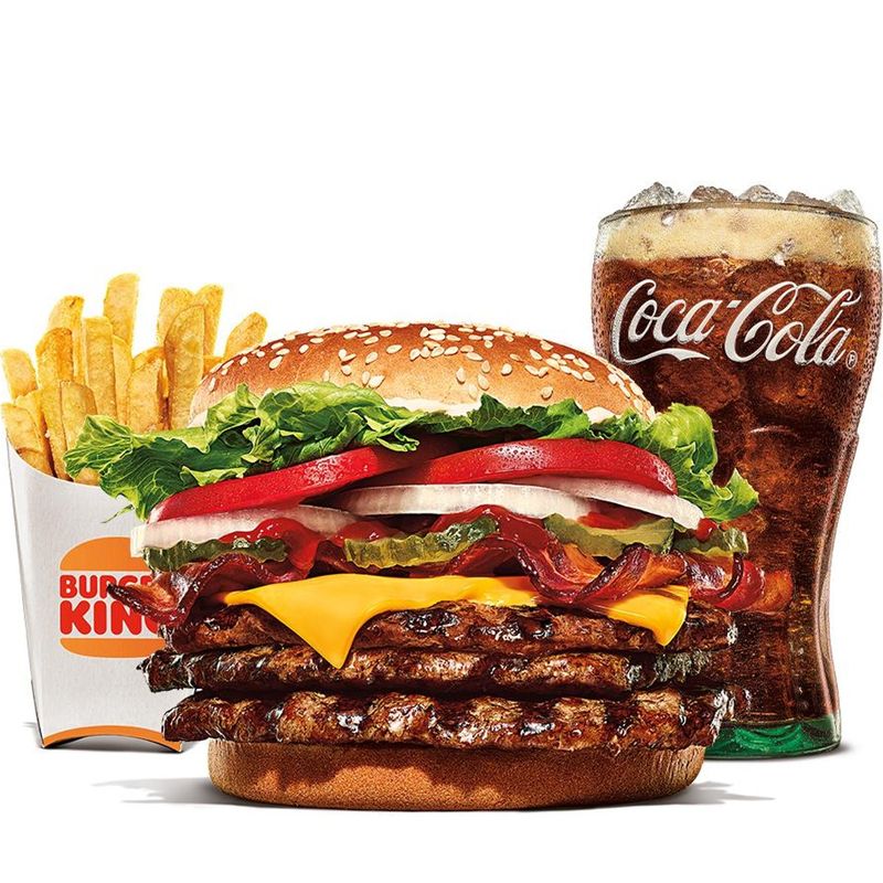 WORSE: Burger King's Triple Whopper with Bacon & Cheese