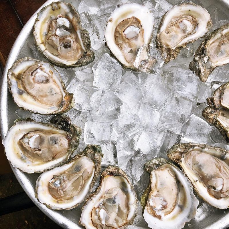 Raw Shellfish (Oysters, Clams, Mussels)