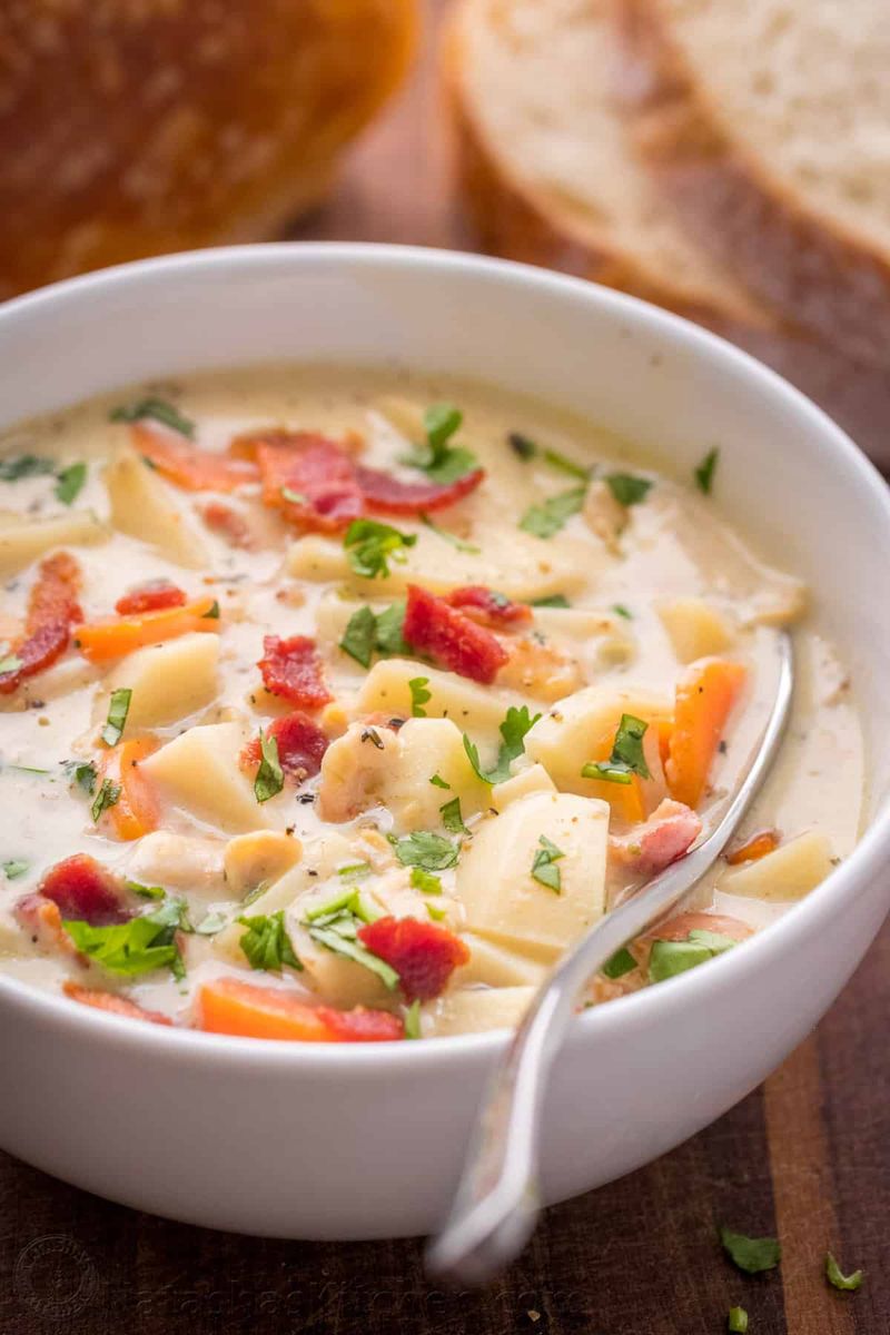 Clam Chowder or Seafood Soups