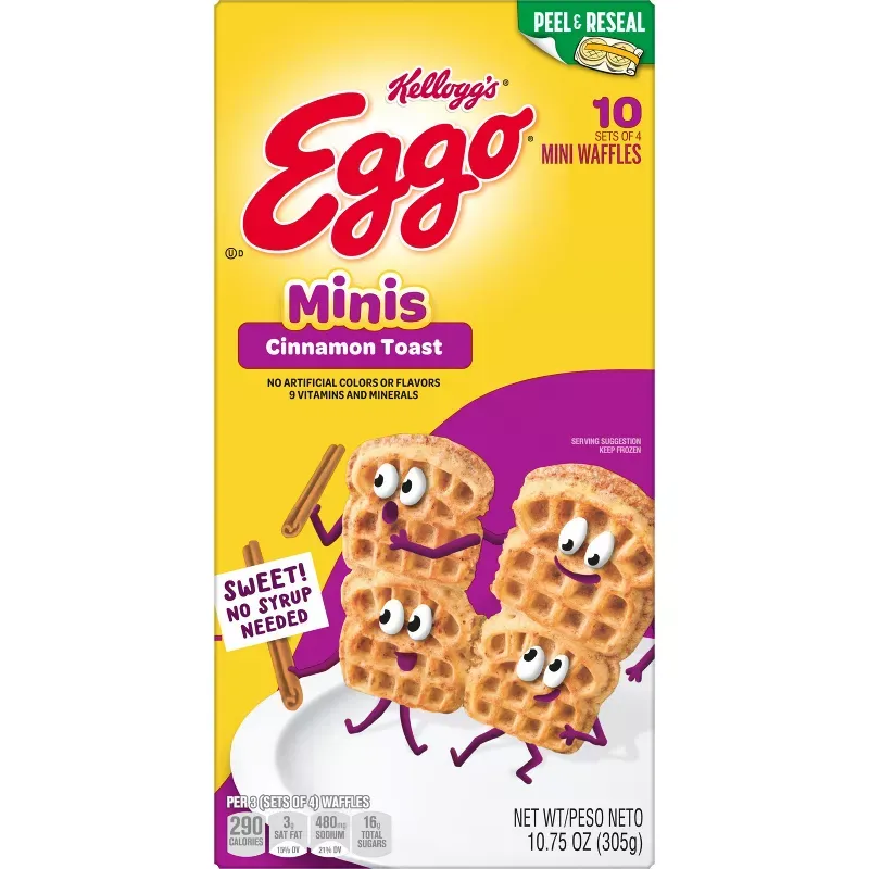 Eggo Minis Cinnamon Toast Waffles