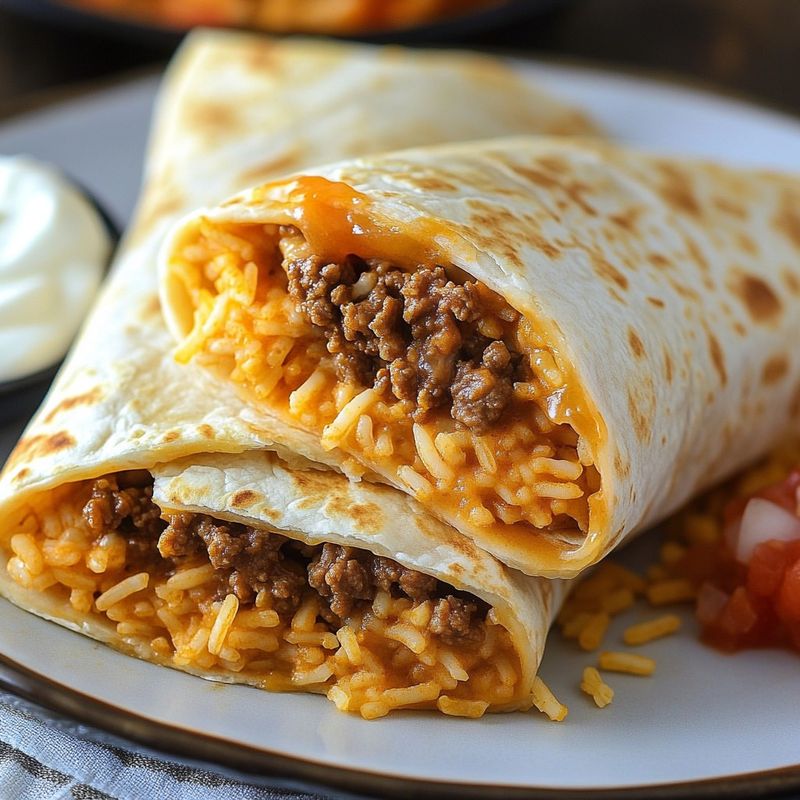 Beefy Melt Burrito