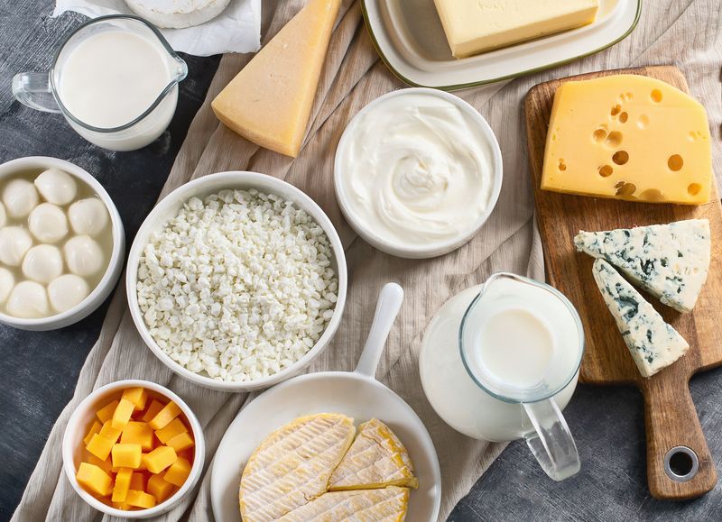 Milk and high-lactose dairy foods