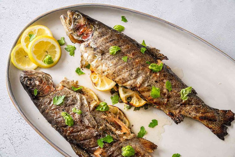 Lemon Herb Grilled Trout