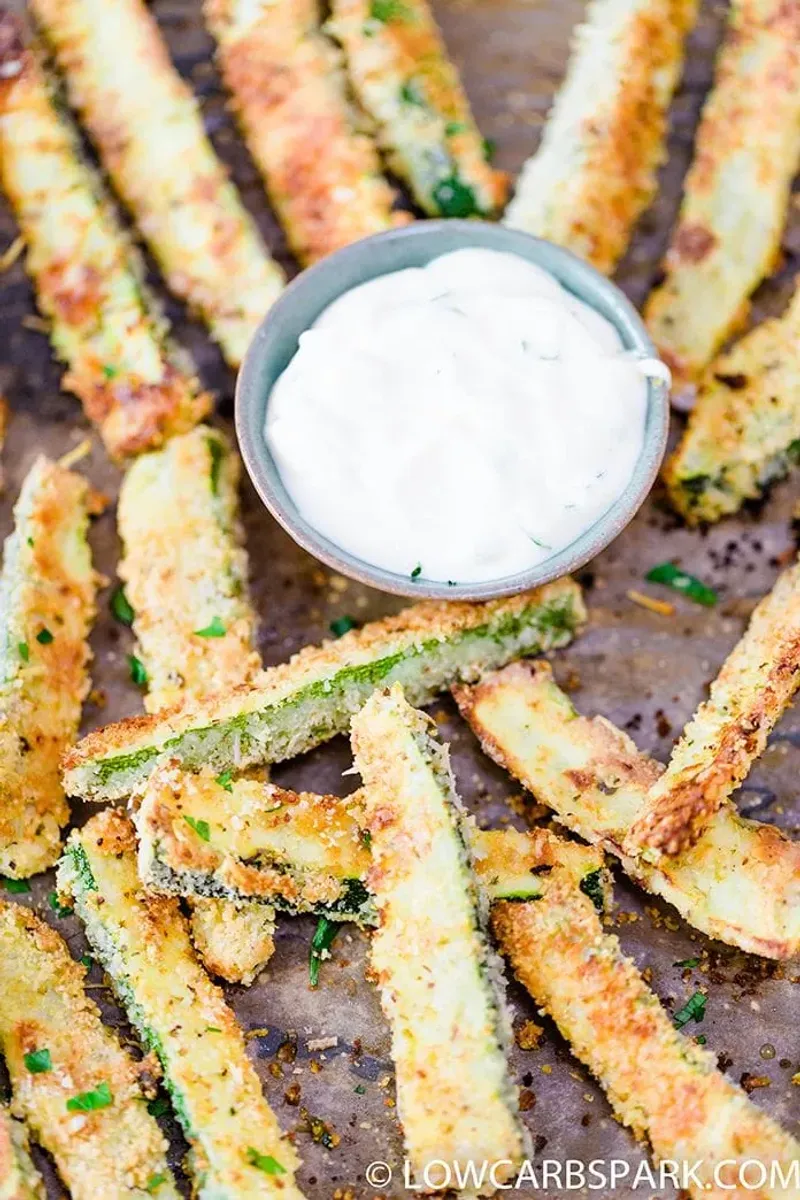Roasted Parmesan Zucchini