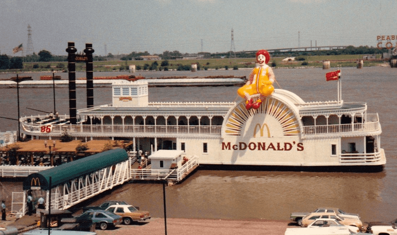1980: McDonald's First Floating Restaurant