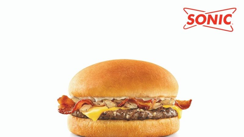 Sonic Garlic Butter Bacon Cheeseburger