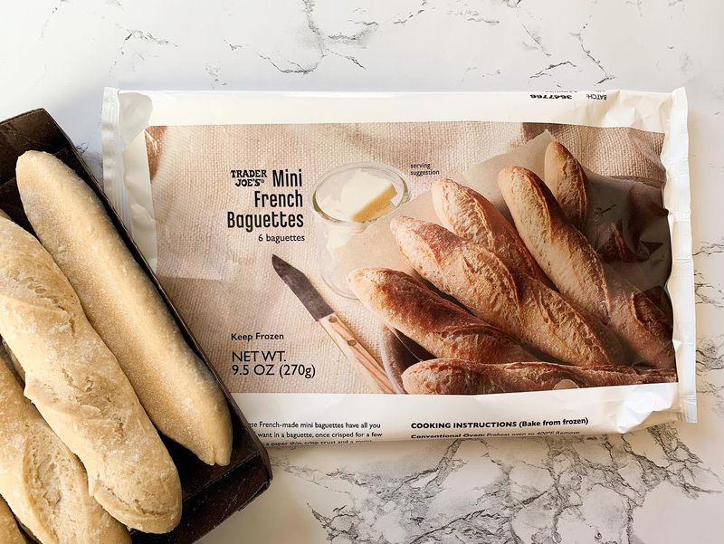 Top: Trader Joe’s Mini French Baguettes