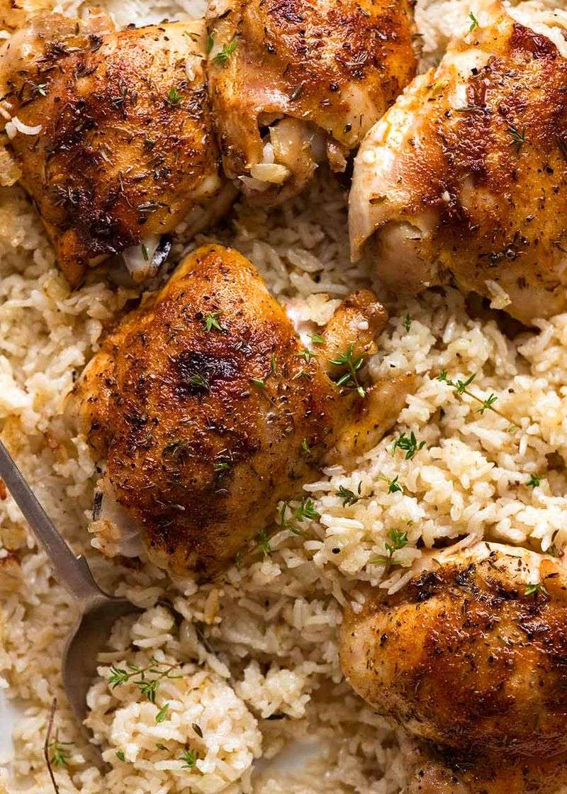 Grilled Chicken Breast With Plain Brown Rice