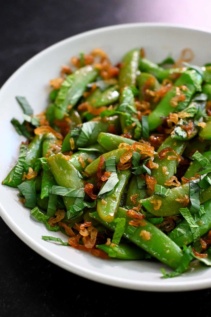 Sugar Snap Pea Stir-Fry