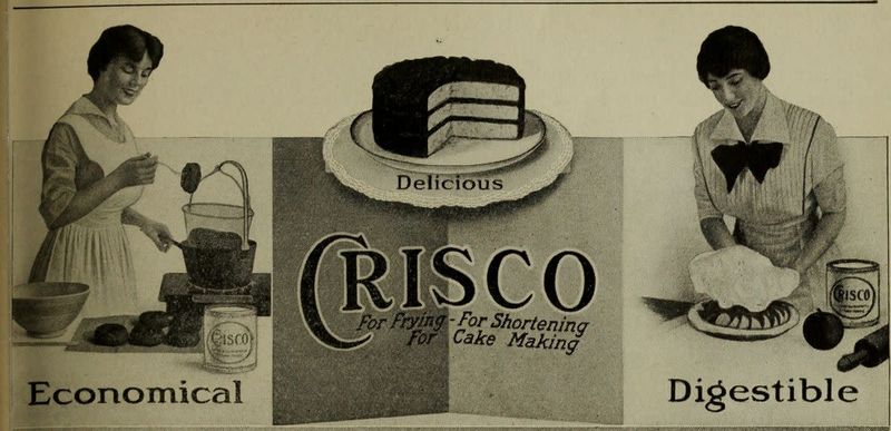 First All-Vegetable Shortening (1911)