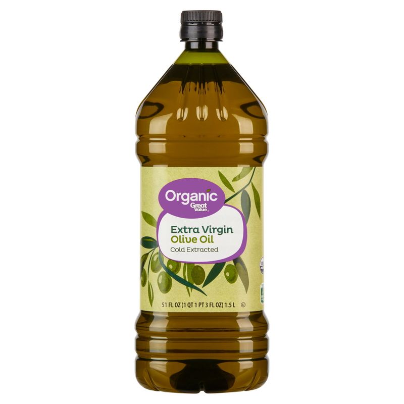 AVOID: Great Value Organic Extra Virgin Olive Oil (51 oz)