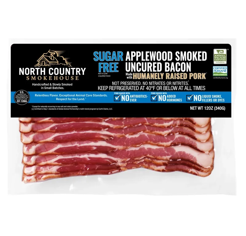North Country Smokehouse Sugar-Free Applewood Smoked Uncured Bacon
