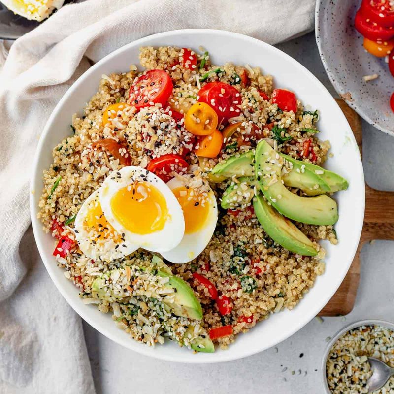 Savory Quinoa Breakfast Bowl